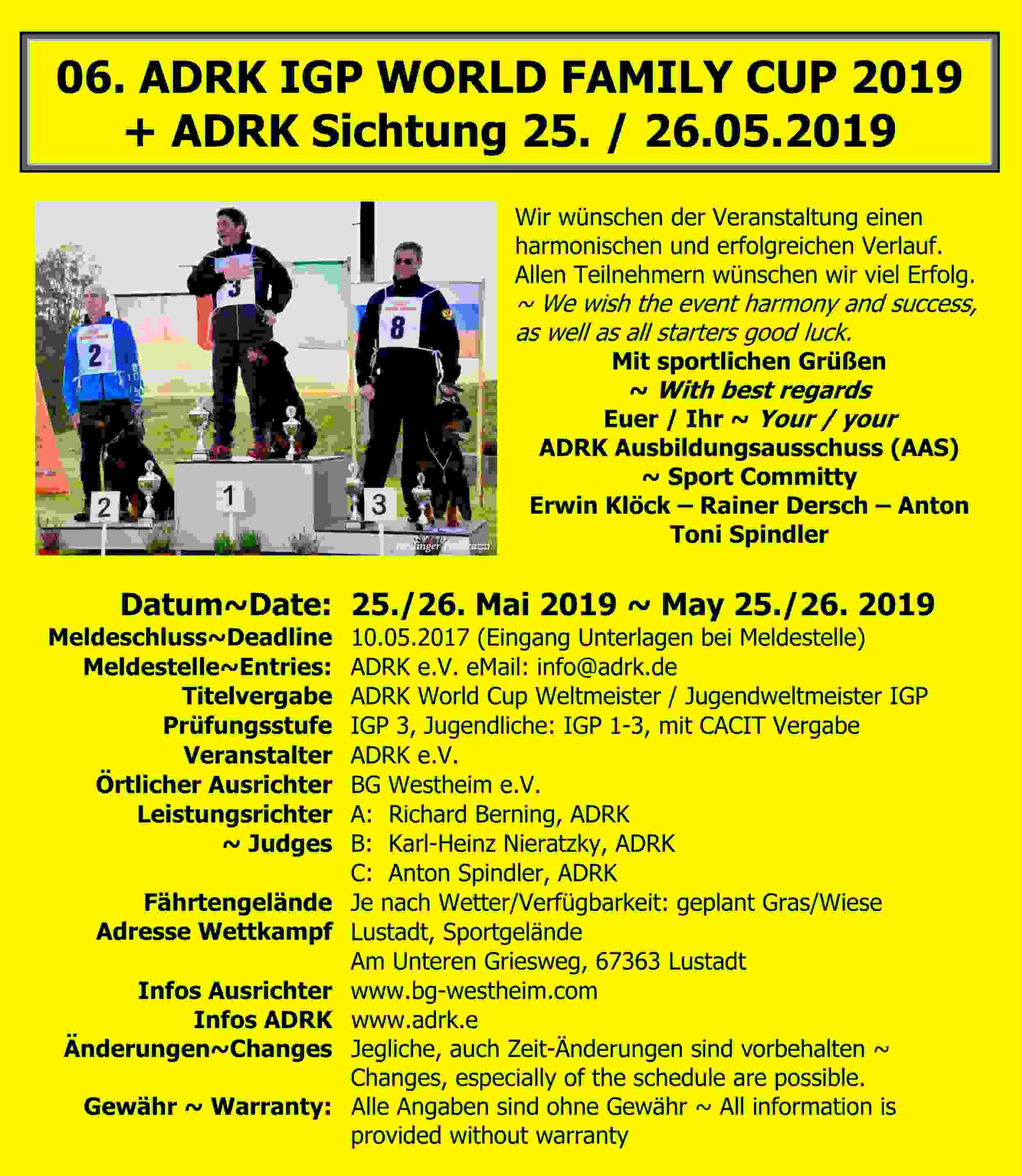 WF CUP u Sichtung 2019